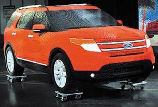 Компания Ford построила Explorer из конструктора Lego