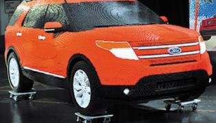 Компания Ford построила Explorer из конструктора Lego